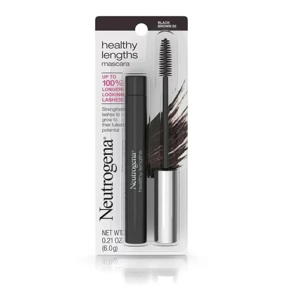 Neutrogena Healthy Lengths Mascara (2 Pack) Brown Black and Free e.l.f. Lip Oil